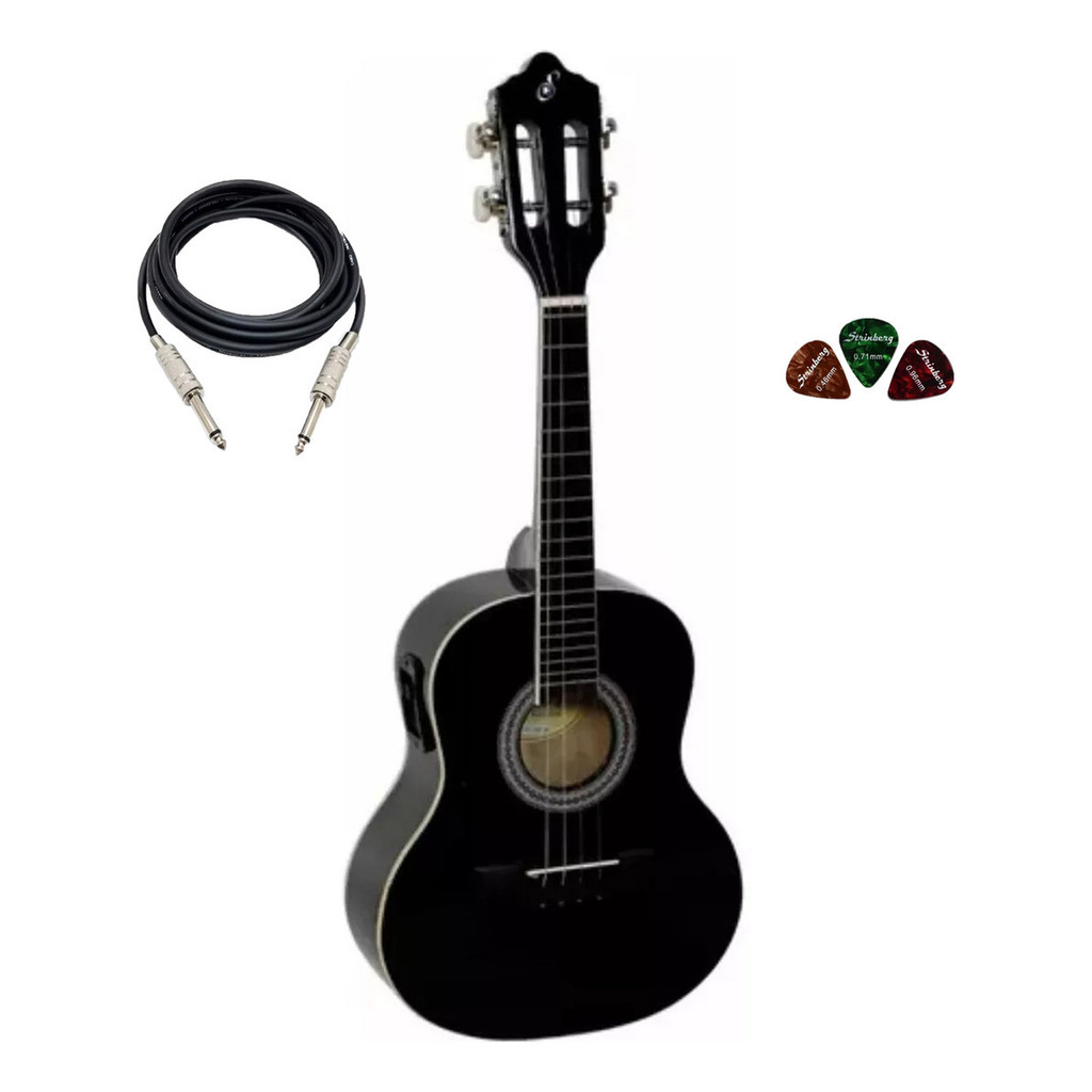 Cavaquinho Giannini Elétrico Start Cs-14 Ep Black