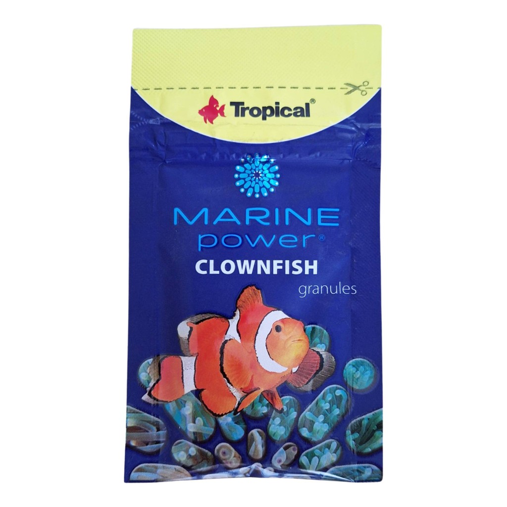 Ração Para Peixes Palhaços Marine Power Clownfish Granules - Tropical Aquário Marinho