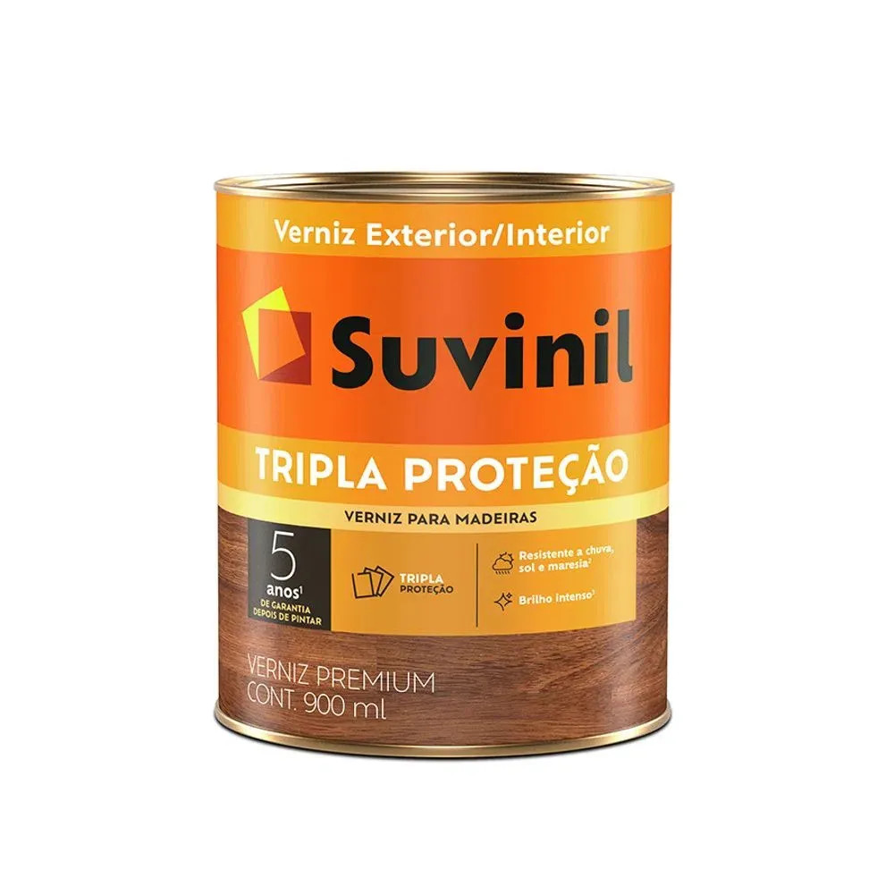 VERNIZ SUVINIL TRIPLA PROTEÇÃO BRILHANTE 900ML VÁRIAS CORES - Home & Living