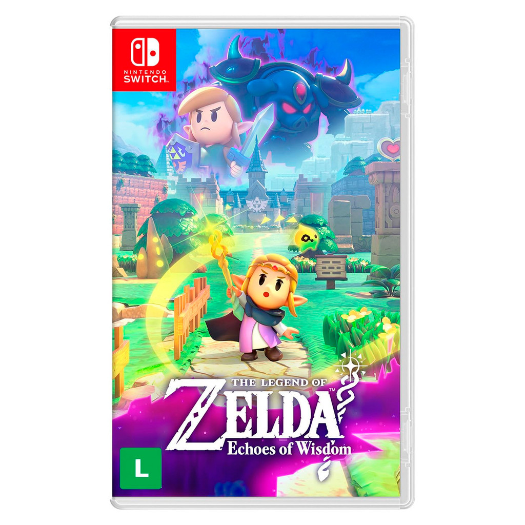 Jogo The Legend of Zelda Echoes of Wisdom Nintendo Switch Mídia Física