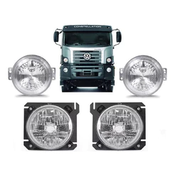 Kit 2 Farol + 2 Seta Volkwagen Constellation 2006... Todos - Original IAM