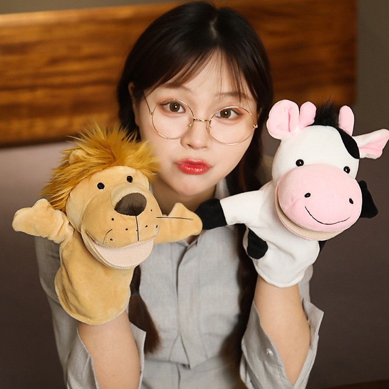 Fantoches De Dedos De Mão , Brinquedos De Pelúcia De Desenho Animado , Suprimentos Para Festa , Reunião Familiar Favorit em Oferta na Shopee