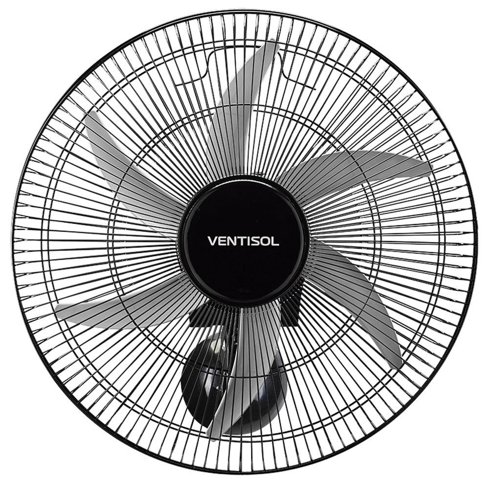 Ventilador De Parade Ventisol 50cm 6 Pás Preto Bivolt em Oferta na Shopee