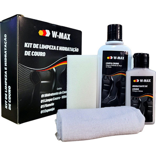 Kit Limpeza Hidratação Banco Couro Wurth Hidratante Limpador