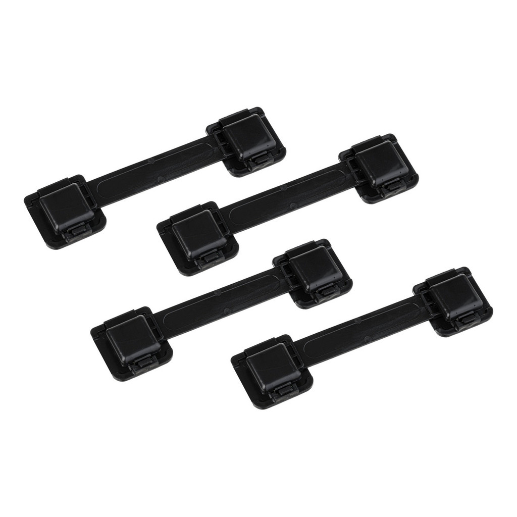 Kit 04 Trava De Gaveta Armário Segurança Protetor Preto em Oferta na Shopee