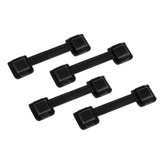 Kit 04 Trava De Gaveta Armário Segurança Protetor Preto em Oferta na Shopee