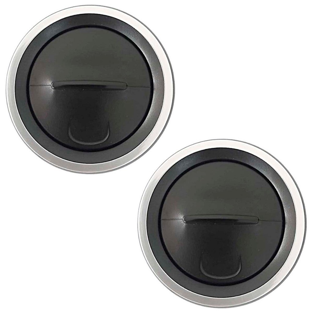 Par Difusor De Ar Saída Ar Para Renault Duster 2012 2013 2014 2015 2016 2017 2018 2019 Aro Cromado