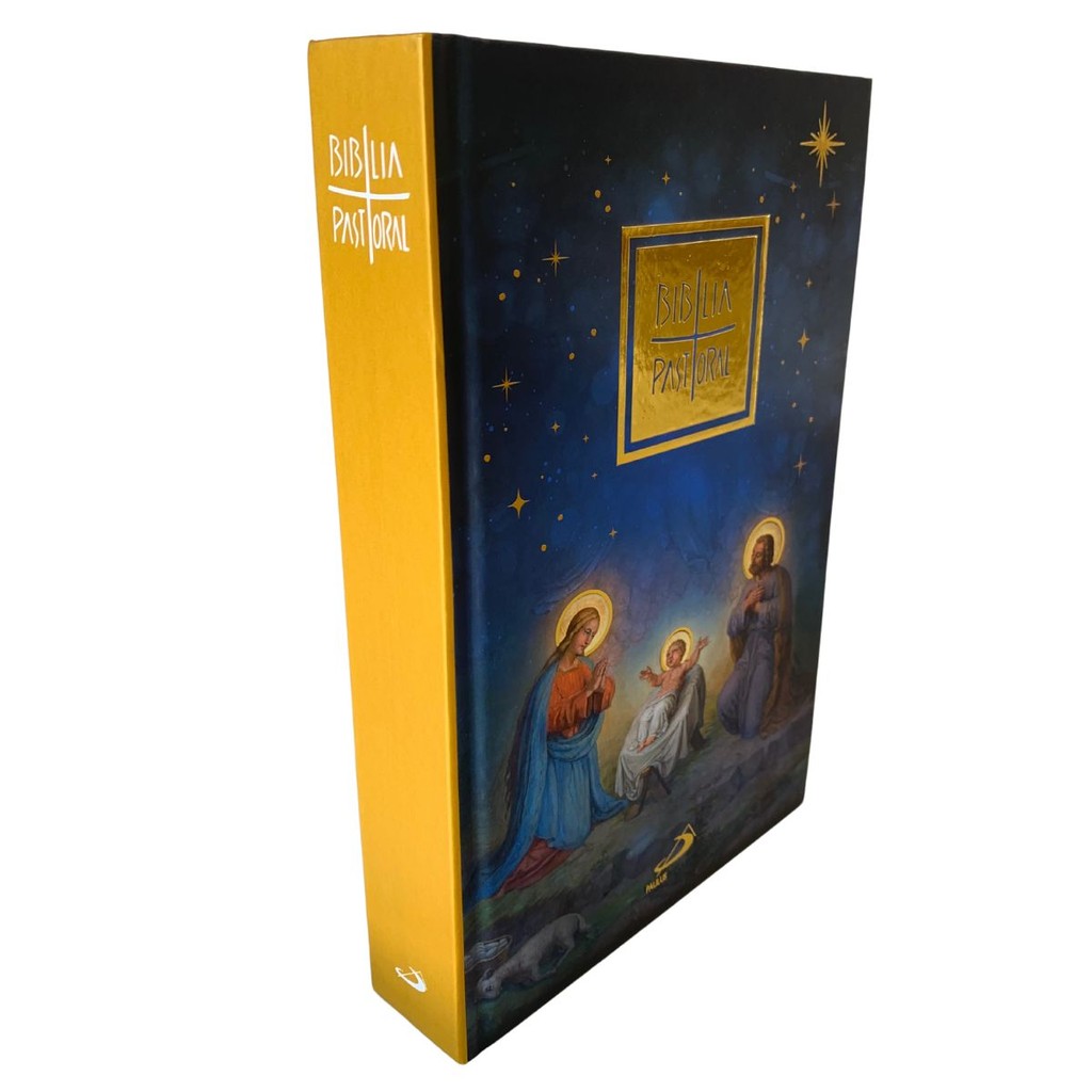 BIBLIA SAGRADA PASTORAL MEDIA CAPA DURA SAGRADA FAMILIA COMPLETA ANTIGO E NOVO TESTAMENTO PAULUS