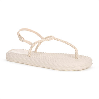 Sandália Brizza Arezzo Thong Slim Marrocos Bege - Feminino em Oferta na Shopee