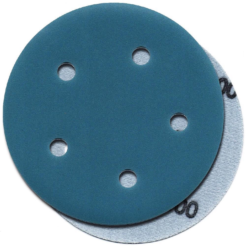 Disco de Lixa Tipo Hookit 5 Furos 125mm Grão 400 Sil