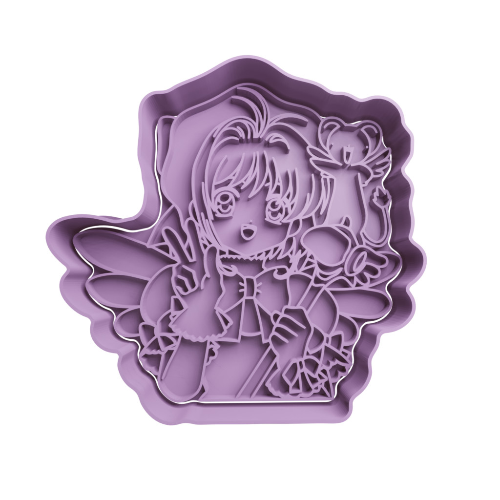 Cortador De Biscoito Sakura Card Captor e Kero - Sakura Card Captor