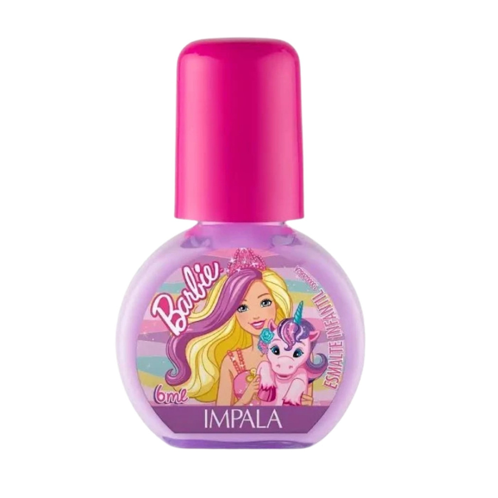 Esmalte Impala Infantil Kids Barbie Magia Unicórnio Cremoso em Oferta na Shopee