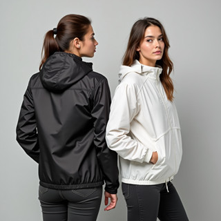 KIT 2 Jaqueta Corta Vento Forrado Premium Com Capuz Liso Casaco Blusão Feminino em Oferta na Shopee