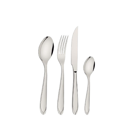 Faqueiro Tramontina Laguna em Aço Inox com Facas para Churrasco Acabamento em Brilho 16 Peças em Oferta na Shopee