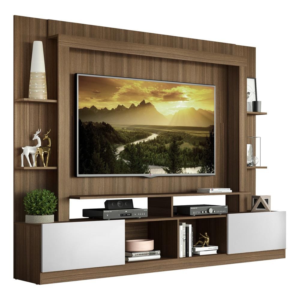 Rack Estante com Painel TV 65" e 2 portas Rio Multimóveis em Oferta na Shopee