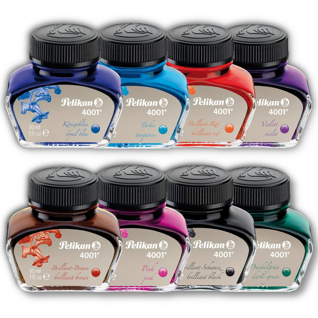 Vidro de Tinta para Caneta Tinteiro Pelikan 4001 30ml em Oferta na Shopee