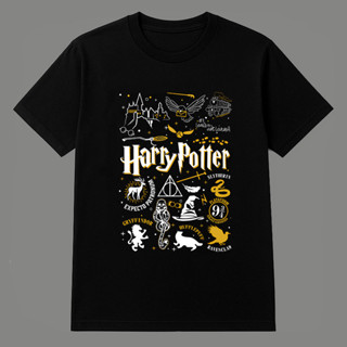 Camiseta Básica Harry Potter Algodão Casual Conforto Streetwear Unissex Moderna Versátil Moda em Oferta na Shopee