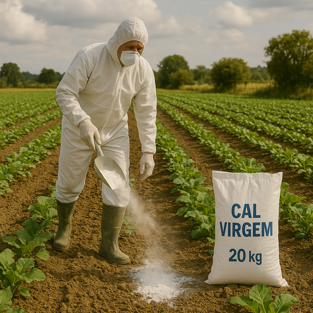 Cal Virgem Agrícola Limpeza - Saco 20kg Bella Donna