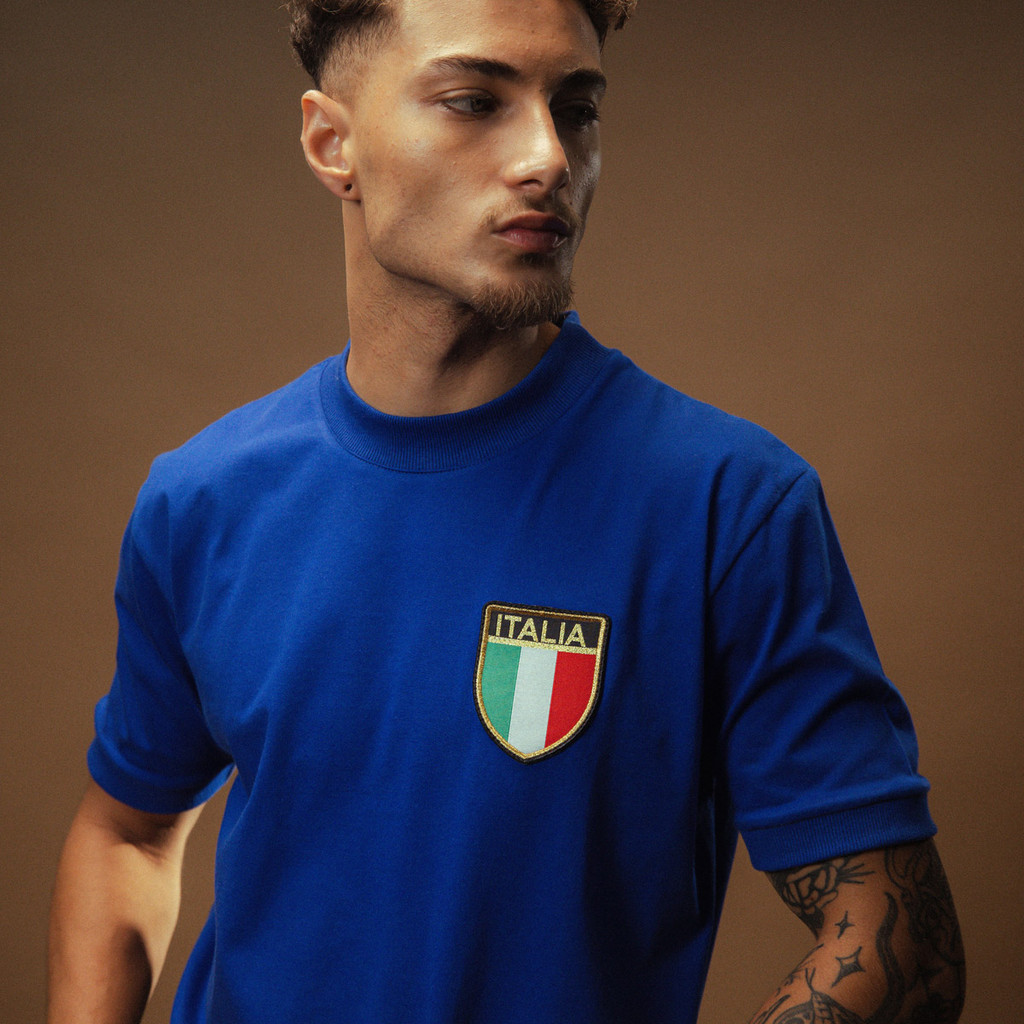 Camisa Itália Retrô 1970 Masculina Collab Retrôgol x Mauro Beting Oficial em Oferta na Shopee