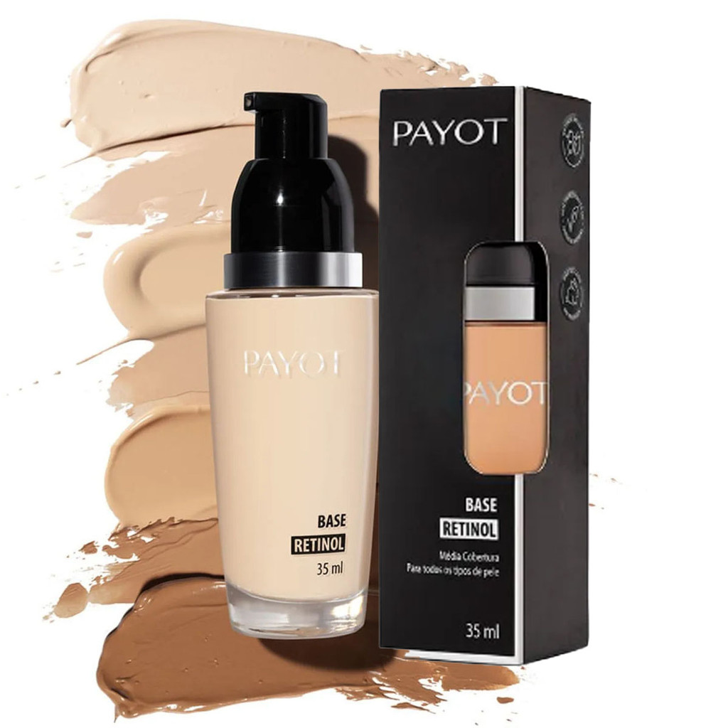 Base Media Cobertura Payot Retinol 35ml em Oferta na Shopee