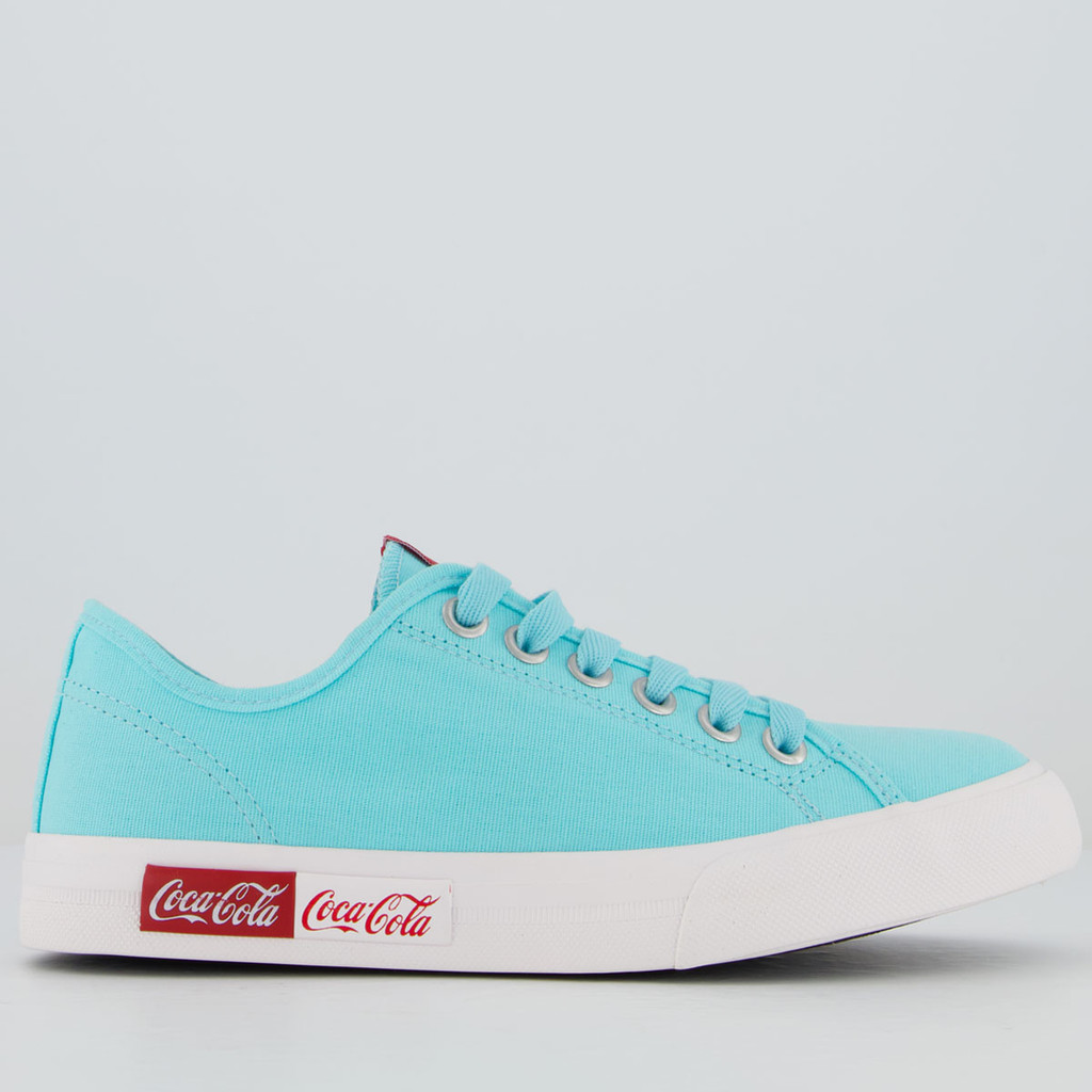 Tênis Coca Cola Blend Classic Ciano - Men Shoes