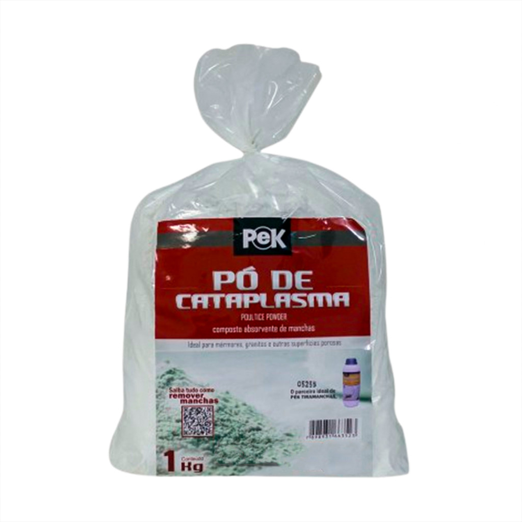 Pó De Cataplasma tira Manchas PisoClean - granito, marmore, ferrugem, vinho