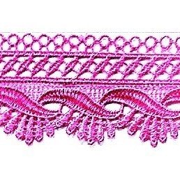 Renda Guipir CHL-589 - 5.0 Cm -  Rolo C/13.7 Metros Cor:Pink