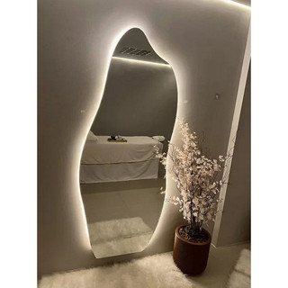 Espelho Orgânico Flame 170x70 E06 com LED Branco Frio 220V 6000K – Sofisticação e Clareza