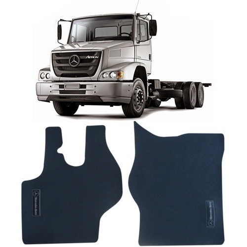 Tapete Caminhão 1 Peça específico Mercedes Benz Atron 2324 - 2012 13 2014 PVC