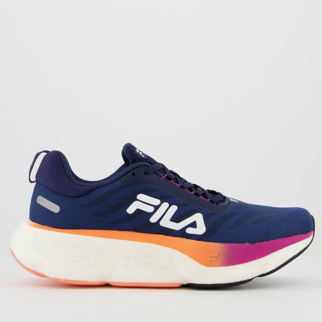 Tênis Fila Float Maxxi 2 Feminino Marinho e Coral em Oferta na Shopee