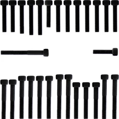 Kit parafusos aço liga tampa motor lateral esquerda+direita NX4 NX400 Falcon 1999 a 2015 Honda