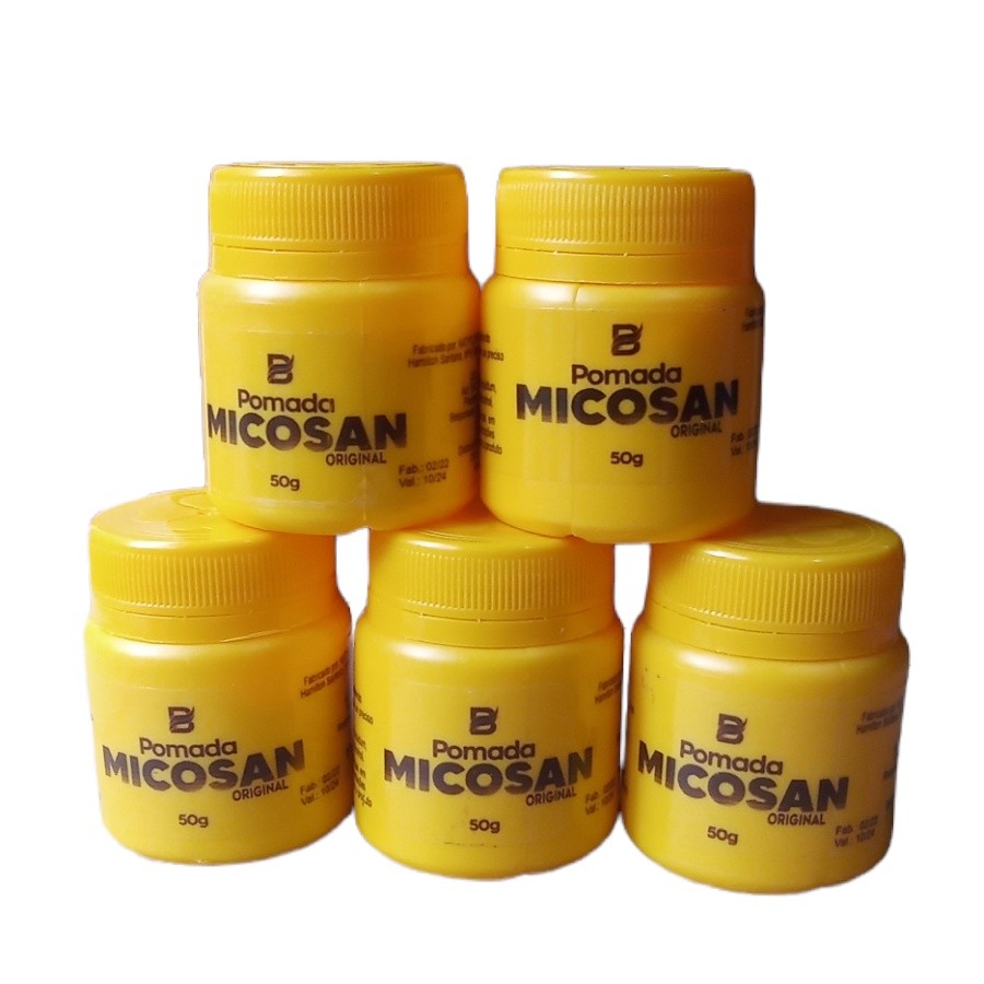 KIT 5 Pomadas Micosan Clareadora Melasma Contra Micoses e Manchas Olheiras e Cravos