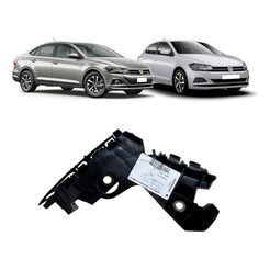Suporte Guia Para-choque Ld Polo Virtus 2024 Original Vw