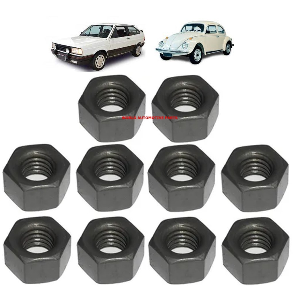 16 Porcas Do Cabeçote Gol Ar,fusca,tl,sp2,buggy 8-1,25 CH 13