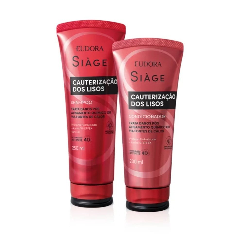 Eudora Siàge Cauterização dos Lisos Shampoo 250ml + Condicionador 200ml