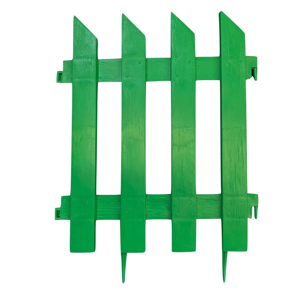 Cerca Para Jardim Plástico Ripa Decorativa Verde G 41x34 cm