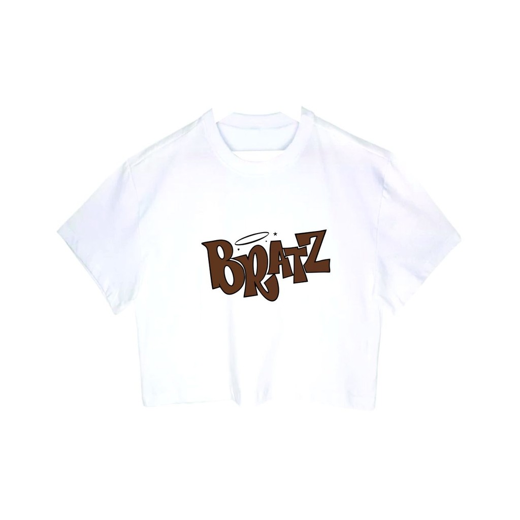 Cropped Feminino Tumblr blogueira Bratz Collection Logo Bonecas feminina curta