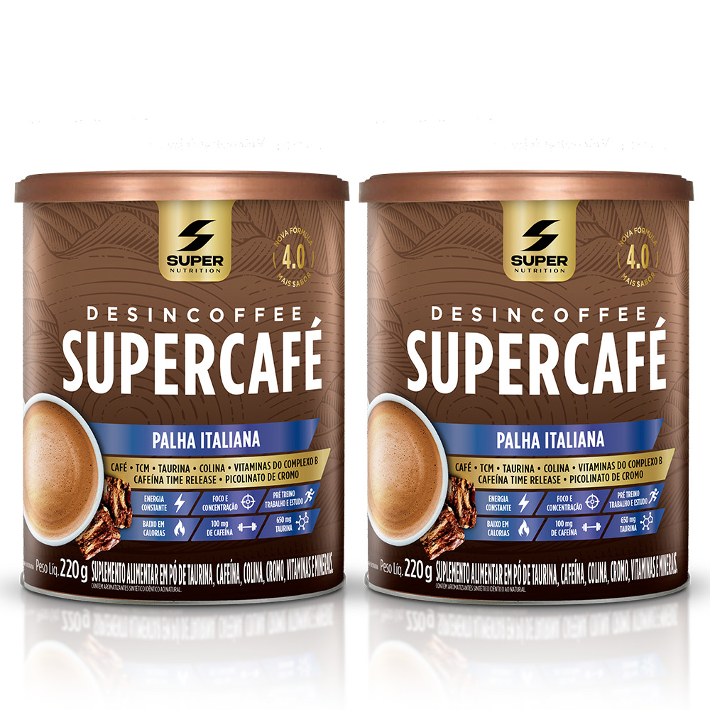 Kit 02 Desincoffee Supercafé Palha Italiana em Oferta na Shopee