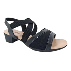 SANDALIA USAFLEX SALTO BLOCO PRETO MM0803002