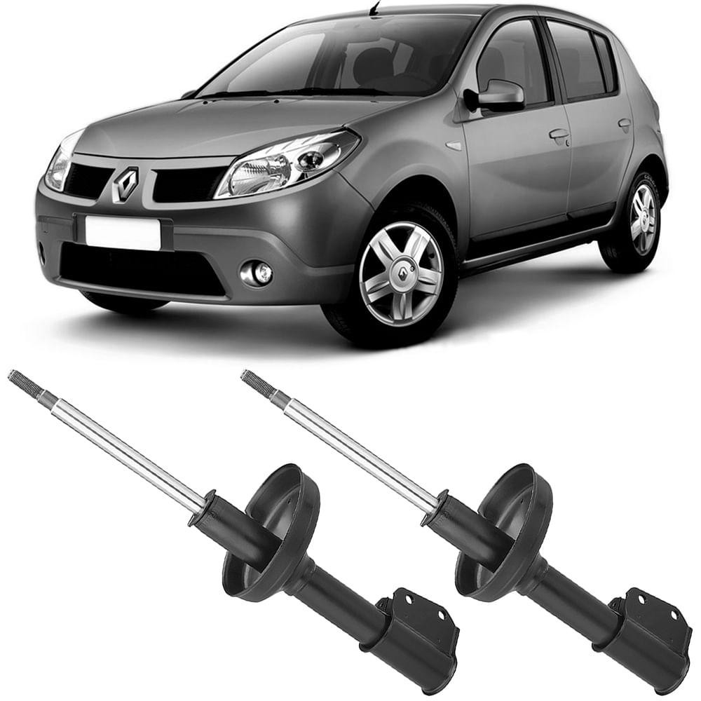 2 Amortecedor Renault Sandero 2008 A 2013 Dianteiro Nakata - Spare Parts and Accessories for Vehicles
