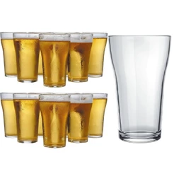 Jogo 24 Copos Bar Boteco Cerveja Chopp 200ml Nadir