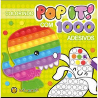 COLORINDO POP IT   DINOSSAURO em Oferta na Shopee