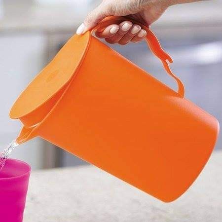 Tupperware Jarra Murano 2 Litros Laranja Neon