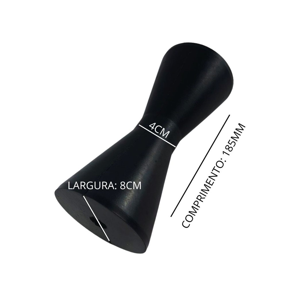 1 Rolo Rolete De Borracha 185mm Rodana Proteção Barco Jet Ski