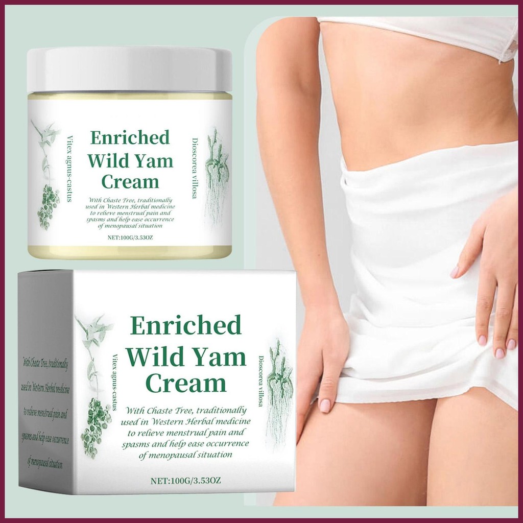 Creme De Inhame Selvagem Orgânico 100g Nutritivo Raiz Feminino Suporta Equilíbrio Corporal Para Uso De Corpo Inteiro Tod