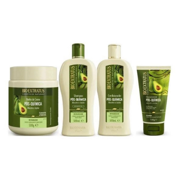 Bio Extratus Pós-Química Duo Banho de Creme 500ml e Finalizador 150ml em Oferta na Shopee