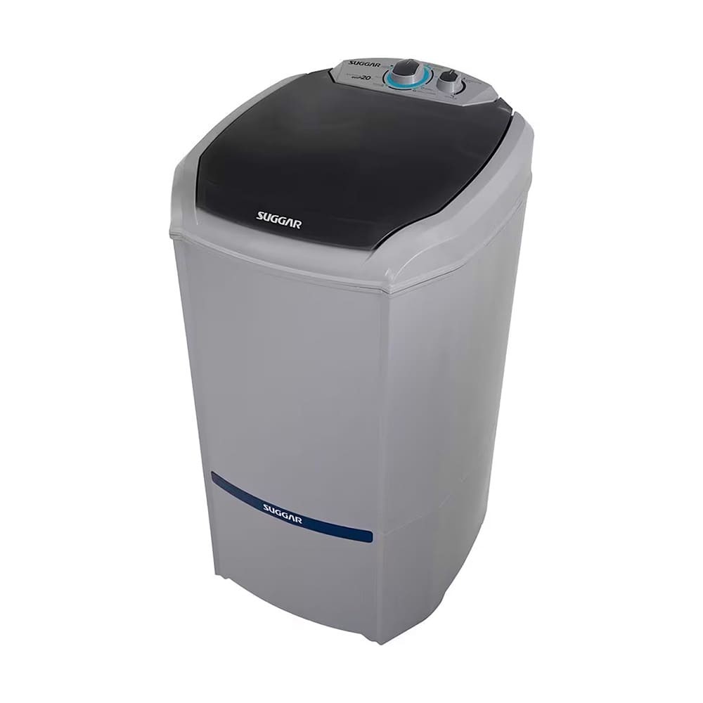 Tanquinho de Roupas 20kg Suggar Lavamax Eco LE2001/2002PR com 6 Programas de Lavagem – Prata - Home Appliances