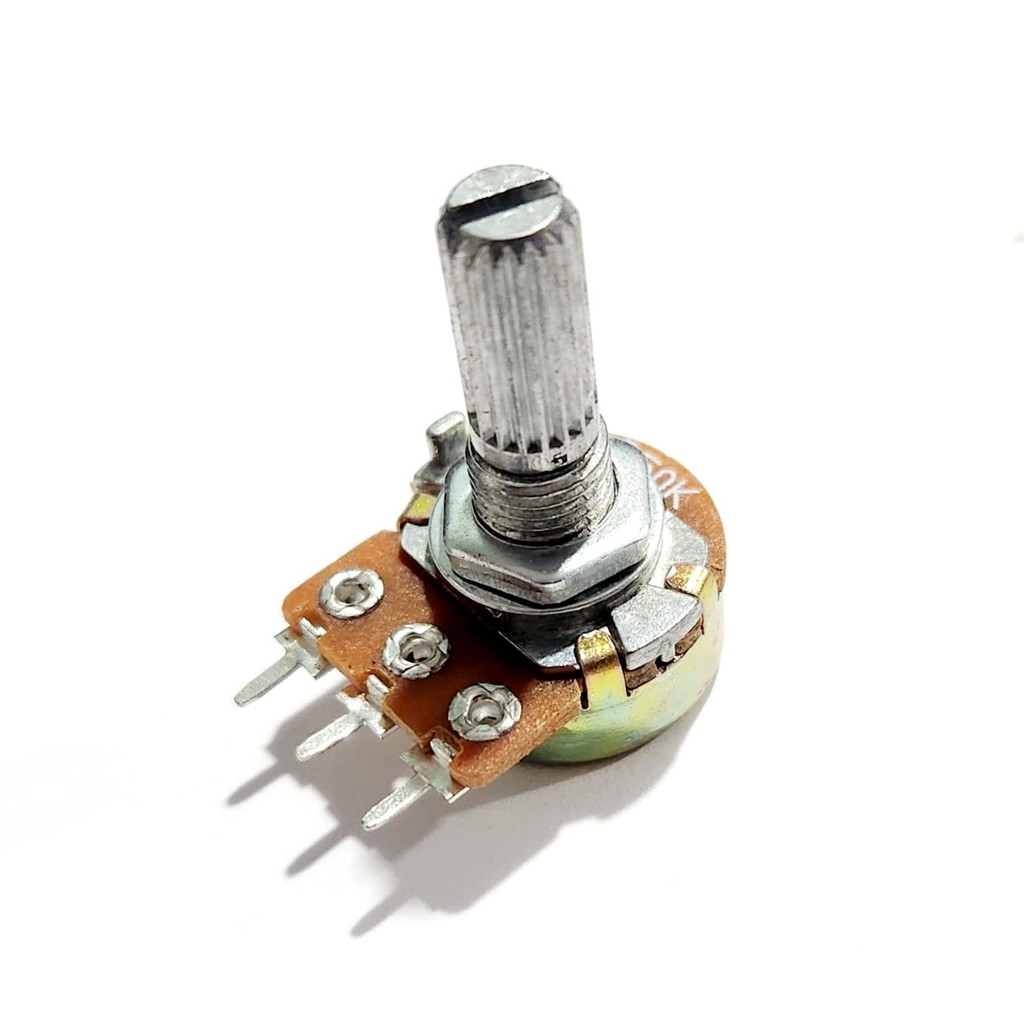 Potenciômetro 100k Linear Mini Sem Chave – Compacto e Preciso 91.02.008