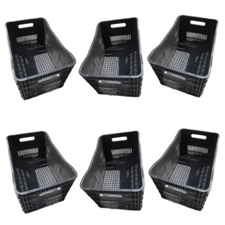 6 Caixas Plástica Hortifruti  56x35x31cm Organizadora Empilhável Agricola 49 litros em Oferta na Shopee