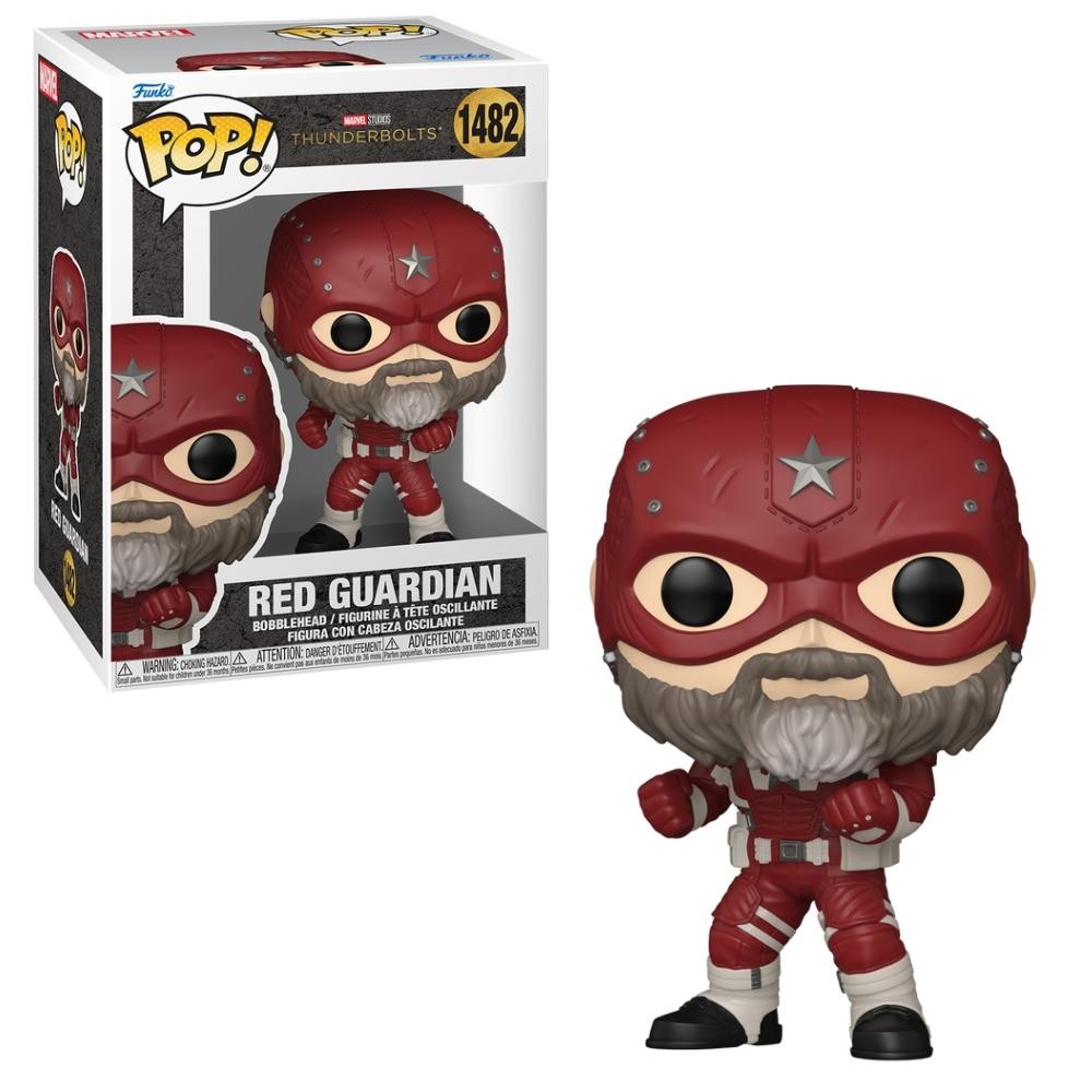 Boneco Funko Pop! Marvel Thunderbolts - Guardião Vermelho - Hobbies & Collections